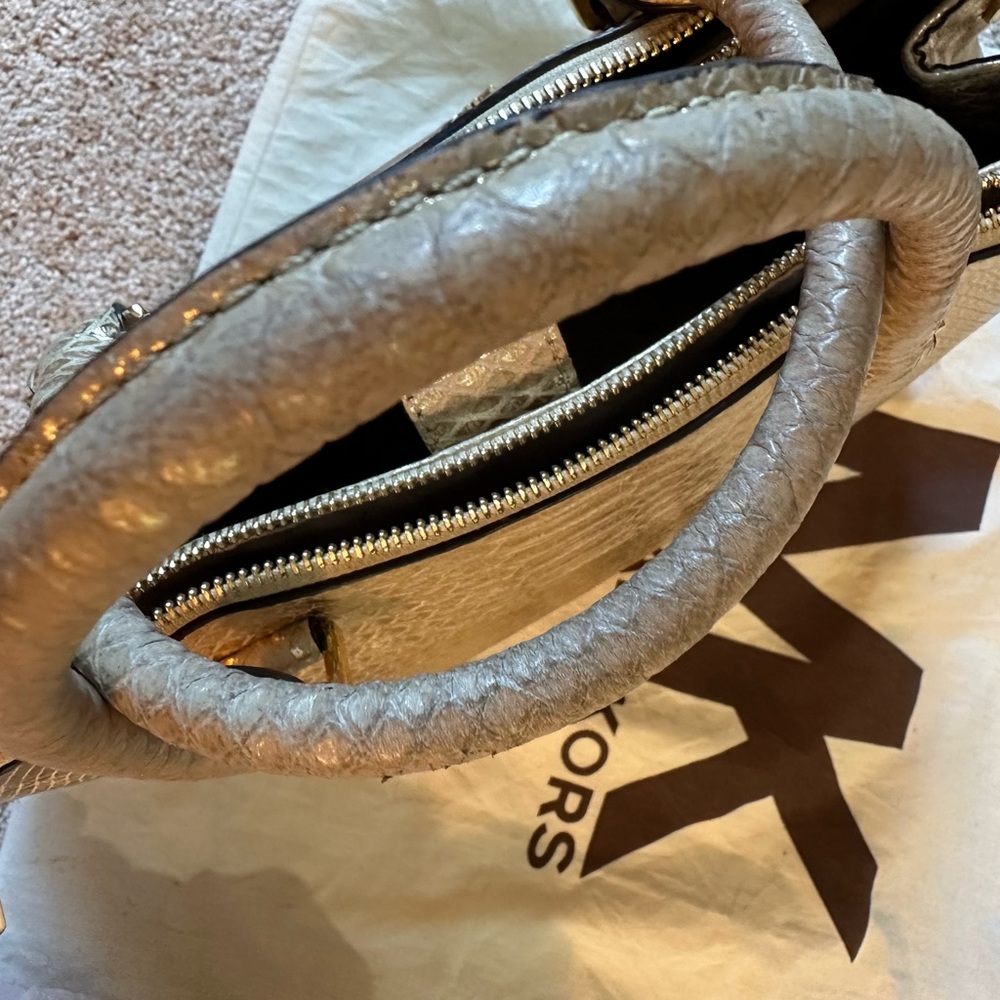 Michael Kors Sutton Medium Python Embossed Leathe… - image 7